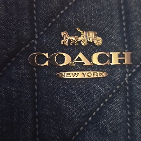 NWT Coach Mini Jamie Camera Bag in signature denim - Picture 5 of 5
